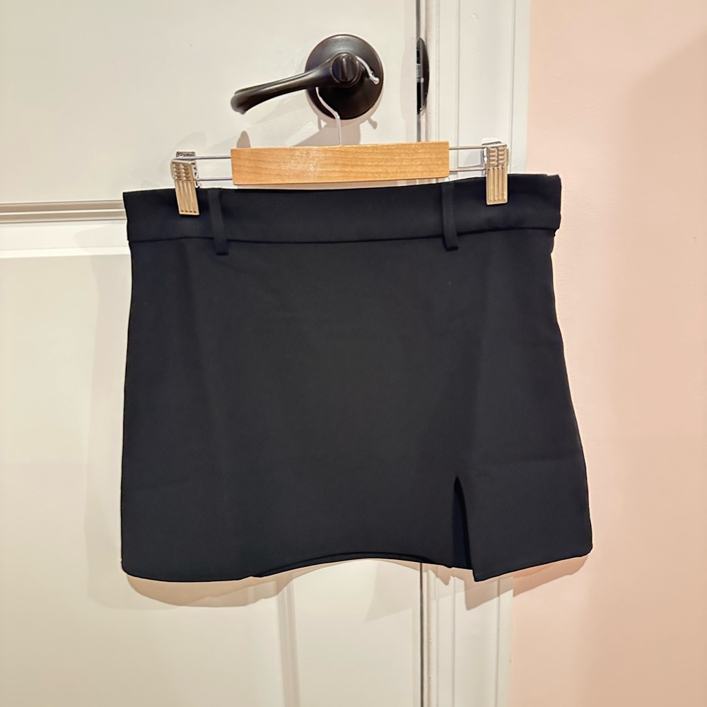 Forever 21 Black Mini Skirt with Slit